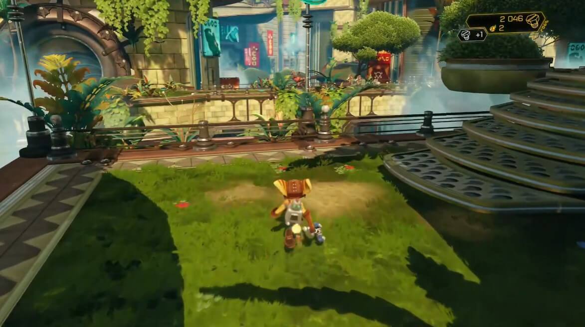 Ratchet and Clank Remake - геймплей игры на PlayStation 4